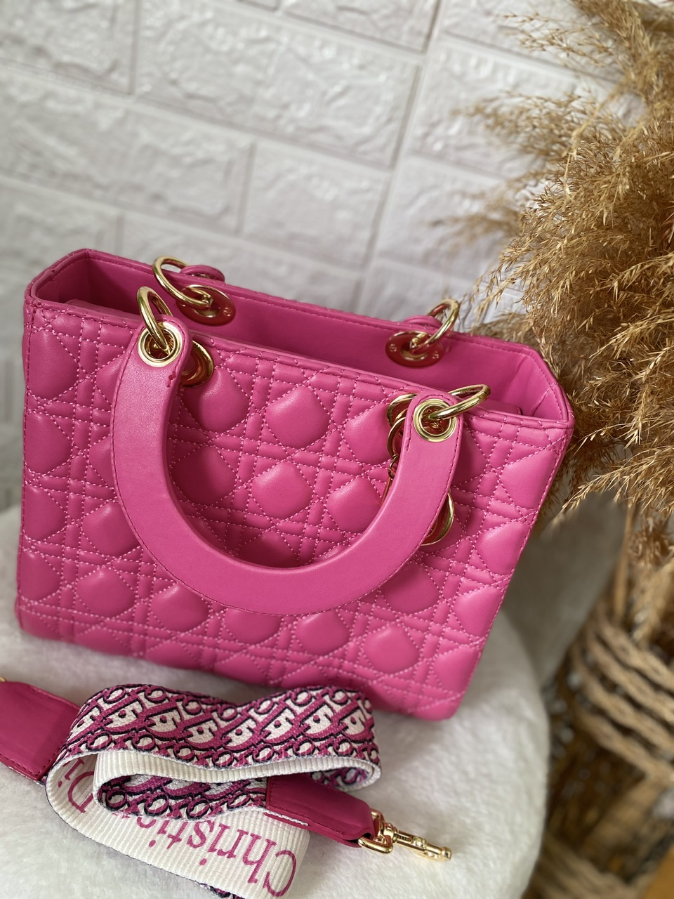 Pembe Dıor Çanta