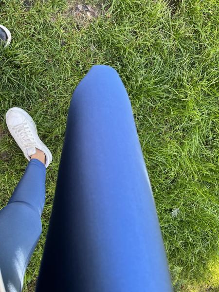 Korseli İndigo Mavi Toparlayıcı Sporcu tayt